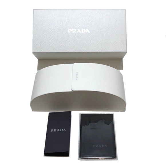 NEW PRADA UNISEX PR17WS 1AB5S0 SUNGLASSES RECTANGULAR PRADA PR17WS EYEWEAR - Picture 9 of 9